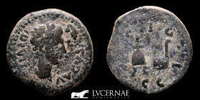 Acci - Augustus Bronze Semis 7.22 g., 23 mm. Guadix,Granada 14-19 A.D. Good Very fine