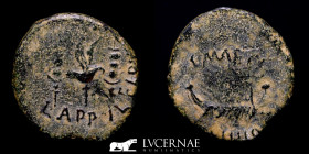 Cartagonova Æ Bronze Semis 5.24 g 23 mm. Cartagena, Murcia 27 BC-14 AD Good Very Fine
