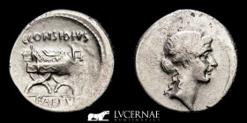 C. Considius Paetus Silver Denarius 3,84 g., 18 mm. Rome 46 BC Good very fine