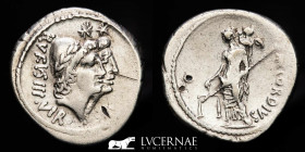 Mn. Cordius Rufus Silver Denarius 3,91 g, 18 mm Rome 46 B.C.  Good very fine (MBC+)