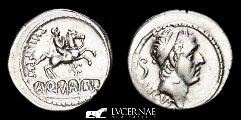 Roman Republic - L. Marcius Philippus. Silver denarius (3,74 g., 20 mm.)
Minted...
