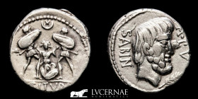 L Titurius L.f. Sabinus Silver Denarius 3.86 g., 18 mm. Rome 89 B.C. Good very fine (MBC+)