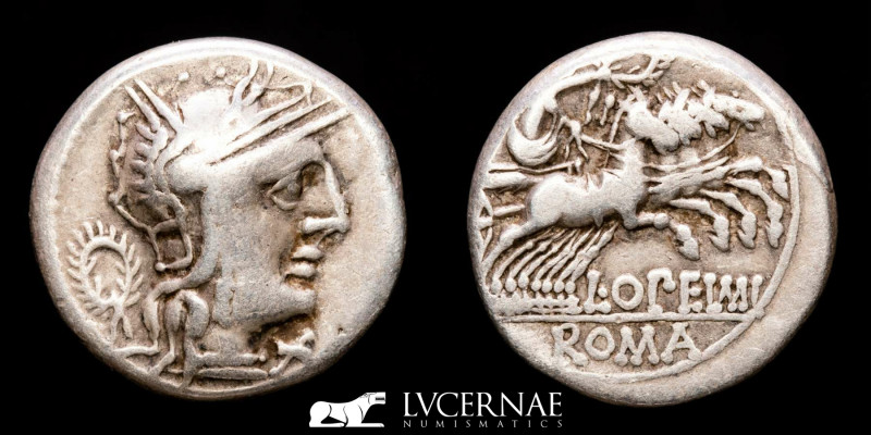 Roman Republic - L. Opimius - Silver Denarius. (3.88 g. 17 mm.)
Rome, 131 BC. 

...