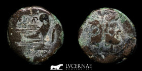 Roman Republic - L. Sempronius Pitio Bronze As 23.02 g. 30 mm Rome 148 B.C. Good very fine (MBC)