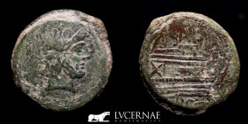 Republic - L. Saufeius Silver As 24.91 g., 33 mm. Rome 152 BC Very fine (MBC)