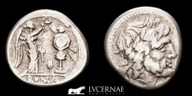 Anonymous Silver Victoriatus 3.10 g. 17 mm. Sicily 214-212 BC. Good very fine (MBC)