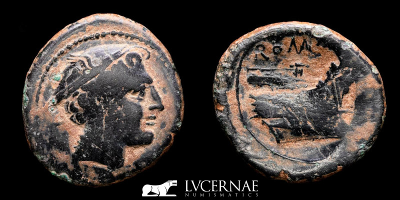 Roman Republic - Anonymous. AE Semuncia (6.14 g. 23 mm.)
Rome, c. 217-215 BC.

H...