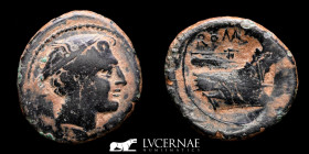 Roman Republic anonymous Æ Bronze Æ Semuncia 6.14 g. 23 mm. Rome 217-215 B.C. Good very fine (MBC)