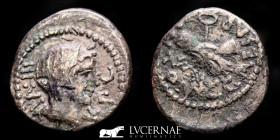 Octavian and Mark Antony Silver Quinarius 1.70 g. 14 mm Gaul 39 B.C. Good very fine (MBC)