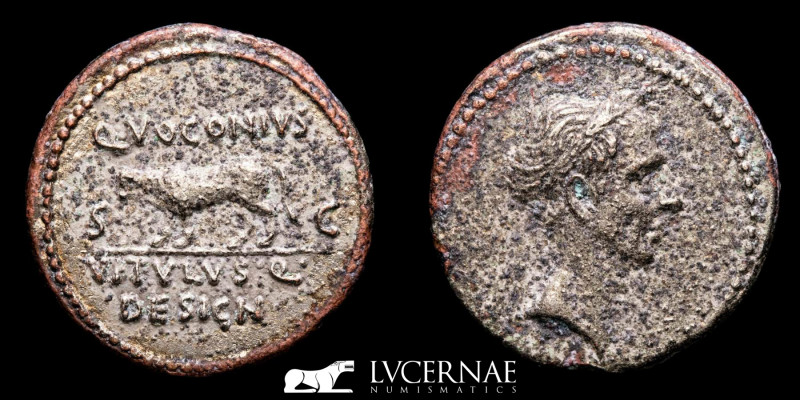 Roman Imperatorial.

Julius Caesar - Rome, 40 BC. Q. Voconius Vitulus, moneyer. ...