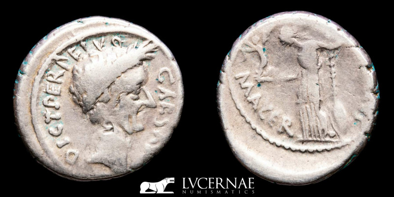 Roman Republic (Imperatorial) Julius Caesar and P. Sepullius Macer.
Silver Denar...
