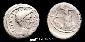 Julius Caesar Silver Denarius 3.59 g. 18 mm. Rome 44 B.C. Good very fine (MBC)