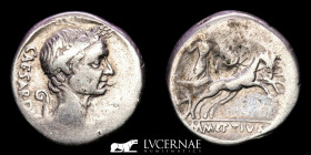 Julius Caesar M Mettius Silver Denarius 3.62 g. 17 mm. Rome 44 BC Good very fine (MBC)