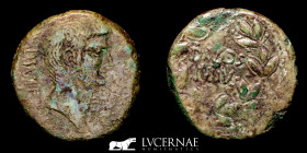 Octavian Æ Bronze Æ30 16.45 g. 30 mm. Southern Italian 38 B.C. Good very fine (MBC)