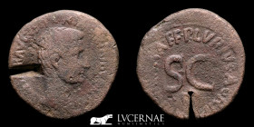 Augustus Æ Bronze Æ As 10.89 g. 28 mm. Rome 7 B.C.  Very fine (BC)
