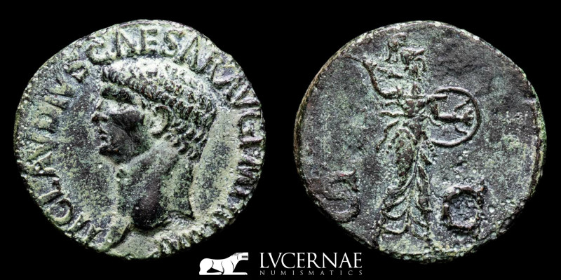 Roman Empire - Claudius (41-54 A.D.) Æ As. Rome, AD 41-50. 

TI CLAVDIVS CAESAR ...