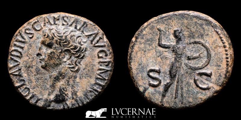 Roman Empire - Claudius (41-54 A.D.) Æ As. Rome, AD 41-50. 

TI CLAVDIVS CAESAR ...