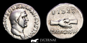 Vitellius  Silver Denarius 3.27 g, 19 mm Rome 69 A.D. Good very fine