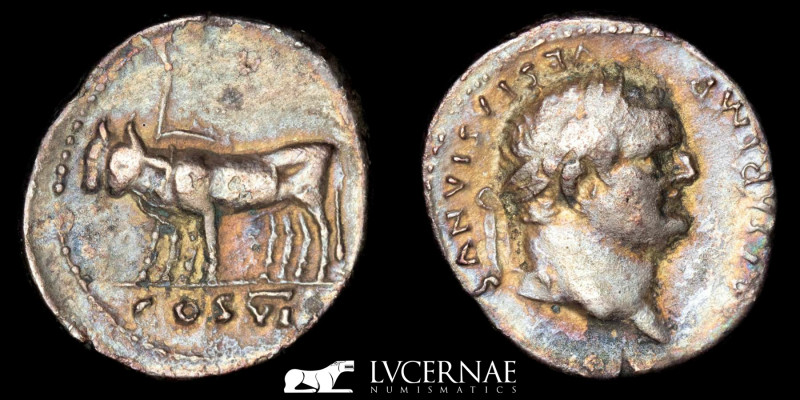 Roman Empire - Titus, as Caesar (69-79 A.D.), Silver Denarius. Rome, AD 77-78. 
...