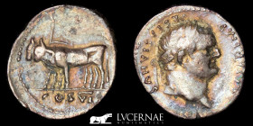 Titus as Caesar Silver Denarius 2.93 g., 19 mm. Rome 77-78 A.D. Good Very fine (MBC)