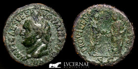 Titus Bronze Sestertius 19.24 g., 33 mm. Rome 79-81 A.D. Good very fine