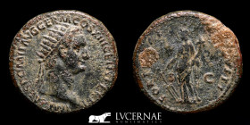 Domitian (81-96) Bronze Dupondius 13,52 g., 28 mm. Rome 87 A.D. Good very fine
