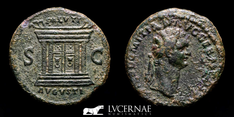 Roman Empire - Domitian (81-96 A.D.) Æ As. Rome, AD 85. 

[IMP CAES] DOMITIAN AV...