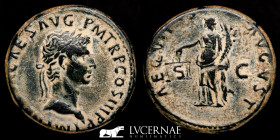 Nerva 96-98 A.D. Æ Bronze Æ As 11.18 g., 26 mm. Rome 97 A.D. Good very fine (MBC+)