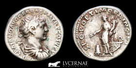 Trajan Silver Denarius 3.29 g., 19 mm. Rome 98-117 A.D. Good very fine (MBC)