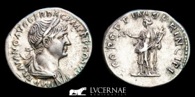 Trajan  Silver AR Denarius 3.20 g 20 mm. Rome 112/7 A.D Good very fine (MBC+)