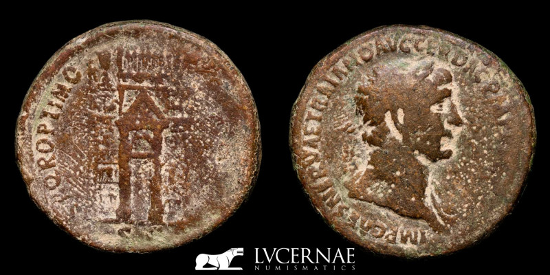 Roman Empire - Trajan, 98-117. Sestertius (Bronze, 35 mm., 21.80 g.), Rome, c. 1...