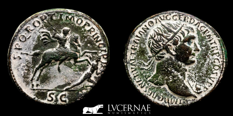 Roman Empire - Trajan (98-117 A.D.) Æ Dupondius (12.63g, 27mm). Rome, circa AD 1...