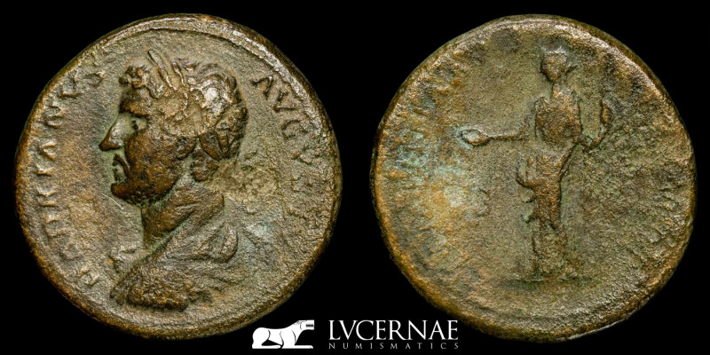Roman Empire - HADRIAN, A.D. 117-138. - Orichalcum Sestertius (23,30 g., 32 mm.)...