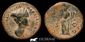 Sabina (wife of Hadrian ) Bronze Sestertius 26.24 g., 33 mm. Rome 136-138 AD. Good very fine