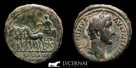 Antoninus Pius Bronze Sestertius  27.77g, 32mm, 11h. Rome 145-161 AD. Good very fine