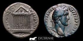 Antoninus Pius  Bronze Sestertius 27,12 g., 33 mm. Rome 140/4 A.D. Good very fine