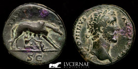 Antoninus Pius  Bronze Sestertius 26,01 g., 32 mm. Rome 140/4 A.D. Good very fine