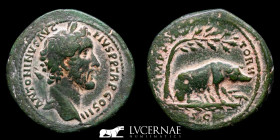 Antoninus Pius Bronze As 10,49 g., 30 mm. Rome 138-161 A.D. Good very fine