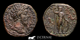 Marcus Aurelius Bronze Sestertius 21.89 g., 31 mm. Rome 171-172 A.D. Good very fine