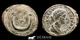 Faustina II  Bronze As 10,78 g., 28 mm. Rome 175-176 A.D. Good very fine
