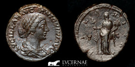 Lucilla  Bronze Sestertius 22.62 g., 31 mm. Rome 161-169 A.D. Good very fine