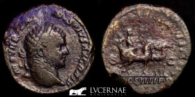 Caracalla Bronze Sestertius 23.12 g., 32 mm. Rome 213 AD Very fine