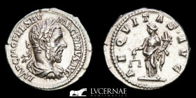 Macrinus  Silver Denarius 2.76 g. 20 mm. Rome 217-218 AD Extremely fine (EBC+)