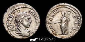 Elagabalus Silver Denarius 3.53 g., 20 mm. Rome 218-22 AD Good very fine (MBC+)