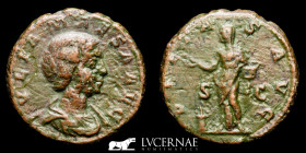 Julia Maesa Bronze Dupondius 11.85 g. 24 mm. Rome 218-220 A.D. Good very fine