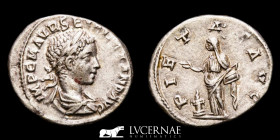 Severus Alexander Silver AR Denarius 3.20 g., 20 mm. Antioch 223 AD Near extremely fine