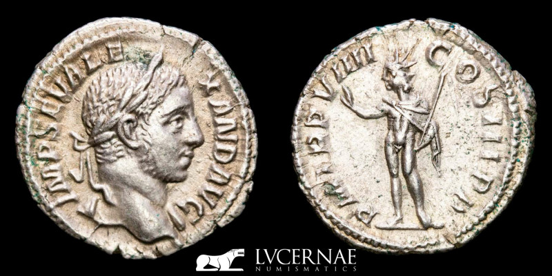 Roman Empire. - Severus Alexander (222-235 A.D.) - Silver Denarius (3.22 g., 20 ...