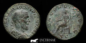 Pupienus Bronze Sestertius 16.77 g., 29 mm. Rome 238 A.D. Good very fine