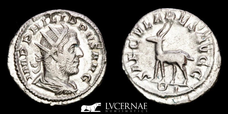 Roman Empire. Philip I (244 - 249 A.D.) silver antoninianus (3.94 g, 22 mm) mint...