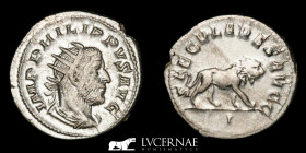 Philip I the Arab Silver Antoninianus 4,37 g. 22 mm. Rome 248 GVF+